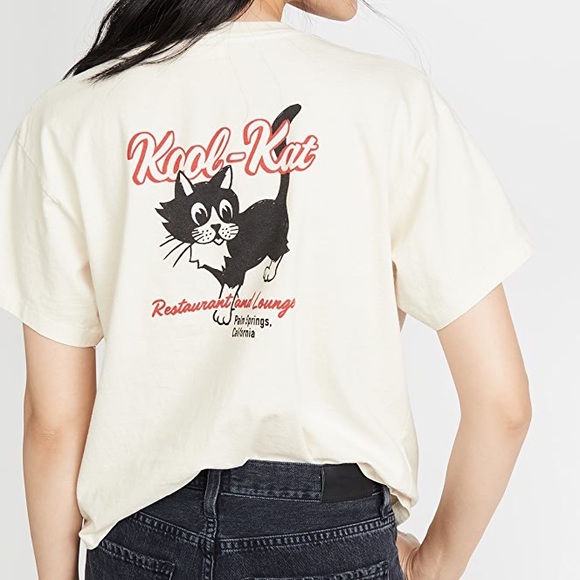 Tops | Redone Kool Kat Graphic Tee 